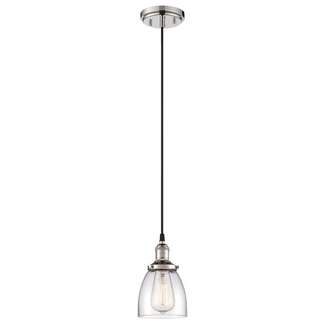 5&quot; - 1 Light - 100W Max Polished Nickel Finish Clear Glass Nuvo Lighting
