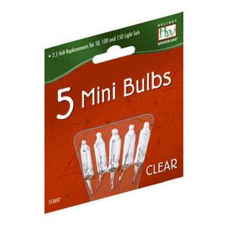 HW - Replacement Incandescent Mini Clear - 50,100,150