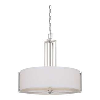 24&quot; - 4 Light - 60W Max Brushed Nickel Finish Frosted Glass Nuvo Lighting