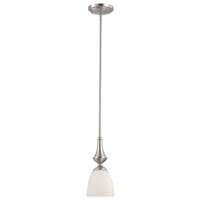 5&quot; - 1 Light - 60W Max Brushed Nickel Finish Frosted Glass Nuvo Lighting