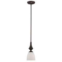 5&quot; - 1 Light - 60W Max Prairie Bronze Finish Frosted Glass Nuvo Lighting