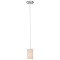 4&quot; - 1 Light - 100W Max Polished Nickel Finish White Glass Nuvo Lighting