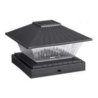 Solar LED Post Cap Light - 4 Lumens Four Seasons Courtyard