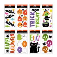 Small 5&quot; x 12&quot; Halloween Gel Clings Window Decorations