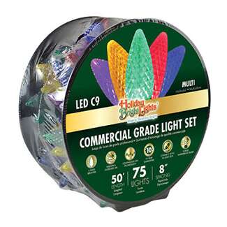 75 Light Set Multi - C9 Reel LED Commercial Grade