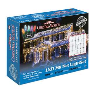100 Ct. LED Net Set Multi - M8 - 6&#39;x4&#39; Commercial Grade