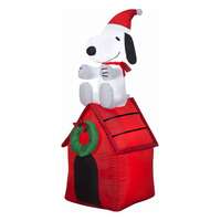 48&quot; Airblown Snoopy &amp; Woodstock On Doghouse Outdoor Yard Decoration