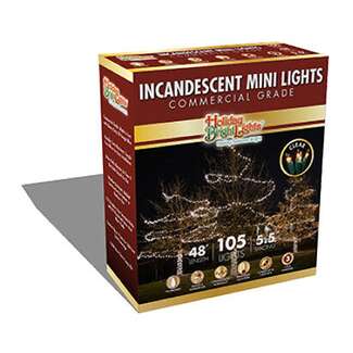 105 Light Set Clear - Incandescent Commercial Grade