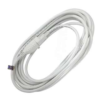 20&#39; 16/3 White SJTW Outdoor Extension Cord