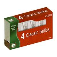 HW - Replacement Incandescent C9 Clear - 4 PK