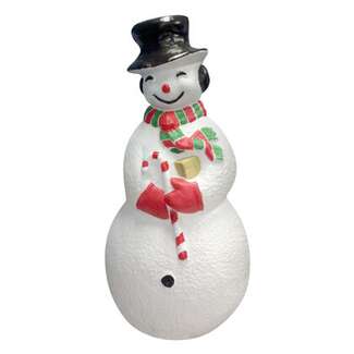 40&quot; Large Cheerful Snowman Statue