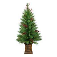 4&#39; Woodland Berry Entrance Tree Clear - 50 Lights