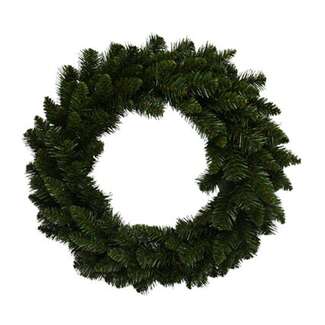 24&quot; Green PVC Artificial Wreath