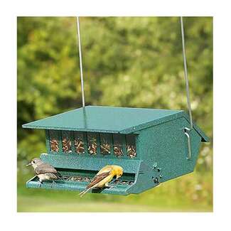 Bird&#39;s Choice Squirrel Proof Feeder Roof Locks Securely