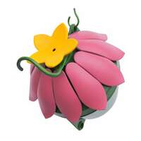 Pink Single Flower Hummingbird Feeder 5 OZ Nectar Capacity