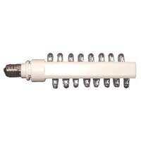 1 Watt - 120V - 2 Pack Red LED Candelabra Base Watt-Man LED Lighting