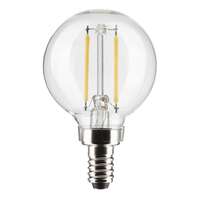 3 Watt - 200 Lumens 2700K - 90 CRI - Clear Wet Rated - Dimmable G16.5 Filament LED Satco Lighting