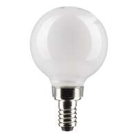 3 Watt - 200 Lumens 4000K - 90 CRI Dimmable - Wet Rated G16.5 LED Filament White - Candelabra Satco Lighting