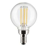 4 Watt - 350 Lumens 4000K - 90 CRI Dimmable - Wet Rated G16.5 LED Filament Clear - Candelabra Satco Lighting