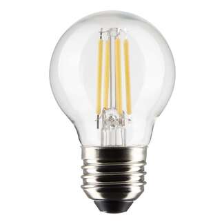 5.5 Watt - 500 Lumens 2700K - 90 CRI Dimmable - Wet Rated G16.5 LED Filament Clear Satco Lighting