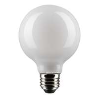 4.5 Watt - 350 Lumens 2700K - 90 CRI - White Wet Rated - Dimmable G25 Filament LED Satco Lighting