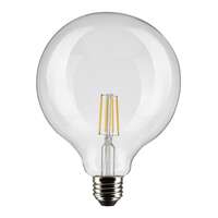6 Watt - 500 Lumens 4000K - 90 CRI Dimmable - Wet Rated G40 LED Filament Clear Finish Satco Lighting