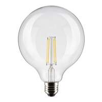 8 Watt - 800 Lumens 4000K - 90 CRI Dimmable - Wet Rated G40 LED Filament Clear Finish Satco Lighting