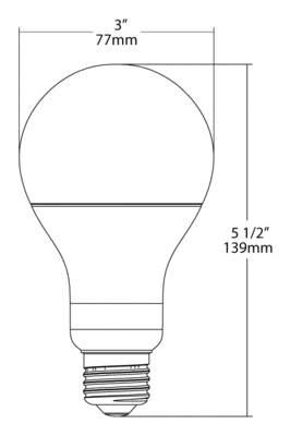 A21-23-E26-830-DIM Dimensions