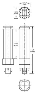 PLS-5-H-840-HYB Dimensions