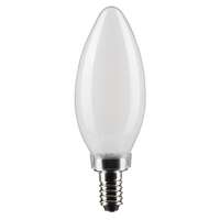 5.5 Watt - 500 Lumens 2700K - 90 CRI - Frosted Wet Rated - Dimmable B11 Filament LED Satco Lighting