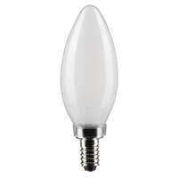 5.5 Watt - 500 Lumens 5000K - 90 CRI - Frosted Wet Rated - Dimmable B11 Filament LED Satco Lighting