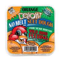 11.75 OZ Orange Delight Suet Dough Cakes Bird Food - 12 Pack