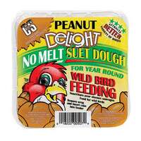 11.75 OZ Peanut Delight Suet Dough Cakes Bird Food - 12 Pack