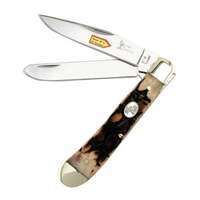 Warrior Trapper Knife - Real Bone Handle - Multi Blade