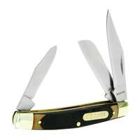 Schrade Old Timer Middleman Pocket Knife 3-5/16&quot; - 3 Blades