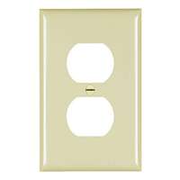 25 Pack - Ivory Duplex Outlet Wall Plates - 1 Gang