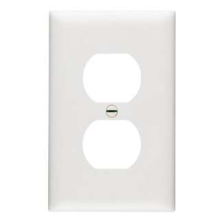 25 Pack - White Duplex Outlet Wall Plates - 1 Gang