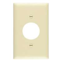 30 Pack - Ivory Single Outlet Wall Plates - 1 Gang