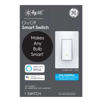 White - C By GE On/Off Smart Switch Wi-fi Switch