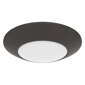 6" - LED - 3000K 12 Watt - 750 Lumens Dimmable - Damp Rated Bronze Finish RAB Lighting