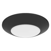 6" - LED - 3000K 12 Watt - 750 Lumens Dimmable - Damp Rated Black Finish RAB Lighting