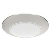 7" - LED - 3000K 16 Watt - 1,000 Lumens Dimmable - Damp Rated Brushed Nickel Finish RAB Lighting