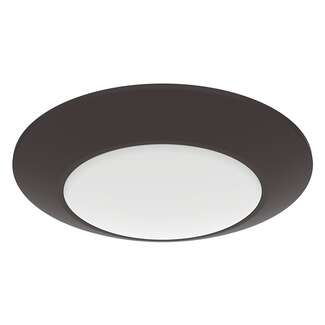 7" - LED - 3000K 16 Watt - 1,000 Lumens Dimmable - Damp Rated Bronze Finish RAB Lighting