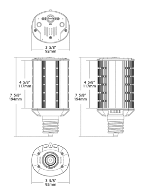 HIDFA-30S-H-EX39-8CCT-BYP Dimensions