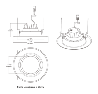 R6R149FA120WS Dimensions