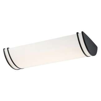 25" - LED - 3000K-5000K 26 Watt - 2,000-2,200 Lumens Dimmable - Damp Rated Black Finish Nuvo Lighting