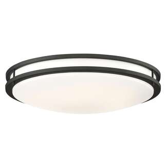 24" - LED - 3000K-5000K 39 Watt - 3,000-3,300 Lumens Dimmable - Damp Rated Black Finish Nuvo Lighting