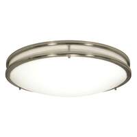 24&quot; - LED - 3000K-5000K 39 Watt - 3,000-3,300 Lumens Dimmable - Damp Rated Brushed Nickel Finish Nuvo Lighting