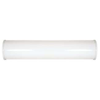 25" - LED - 3000K-5000K 26W - 2,000-2,200 Lumens Dimmable - Damp Rated White Finish Nuvo Lighting