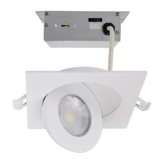 4" - LED - 2700K-5000K 9 Watt - 650 - 750 Lumens Dimmable - 36&amp;deg; Beam Back-Lit - Remote Driver Satco Lighting